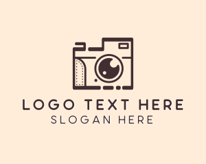 Social Influencer - Photography Camera Vlogger logo design