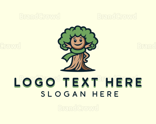 Eco Garden Tree Logo