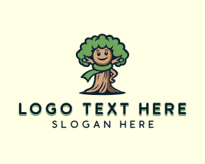 Gardening - Eco Garden Tree logo design