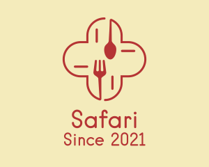 Cross - Hospital Canteen Food logo design
