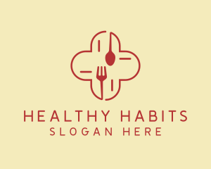 Hospital Canteen Food  logo design