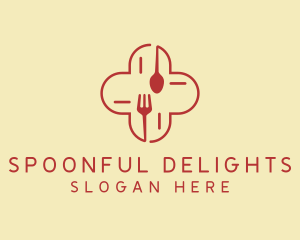 Hospital Canteen Food  logo design