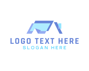 Roofing - Creative House Roof logo design