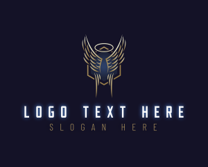 Angel Guardian Holy logo design