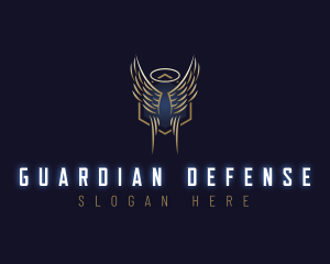 Angel Guardian Holy logo design