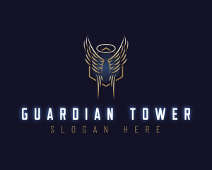 Angel Guardian Holy logo design