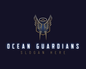 Angel Guardian Holy logo design