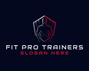 Muscle Fitness Trainer logo design