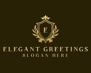 Elegant Regal Shield logo design