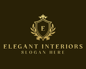 Elegant Regal Shield logo design