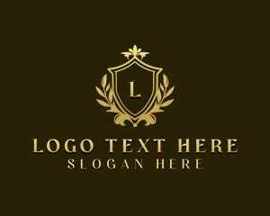 Hotel - Elegant Regal Shield logo design