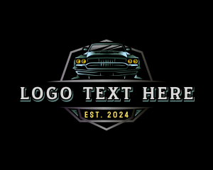 Engine - Classic Car Automobile logo design