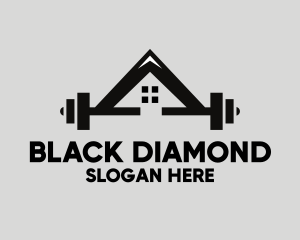 Weights Gym House logo design