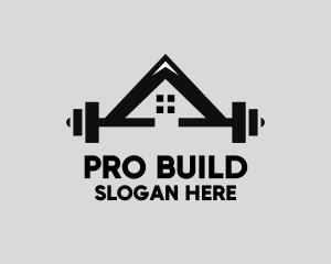 Weights Gym House logo design