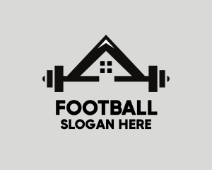 Gym - Weights Gym House logo design
