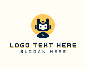 Tech - Video Game Robot logo design