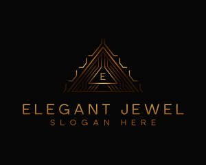 Modern Luxury Triangle logo design