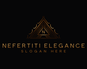 Modern Luxury Triangle logo design