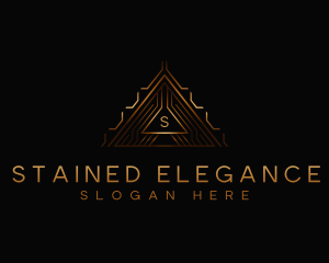 Modern Luxury Triangle logo design