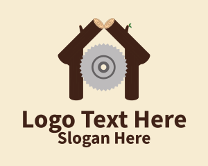 Log Cabin Circular Saw Logo