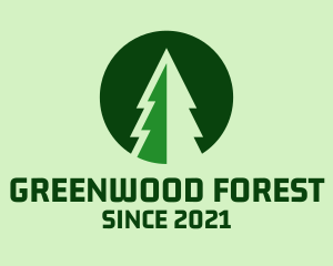 Forestry - Pine Forest Nature logo design