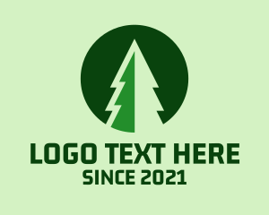 Eco - Pine Forest Nature logo design