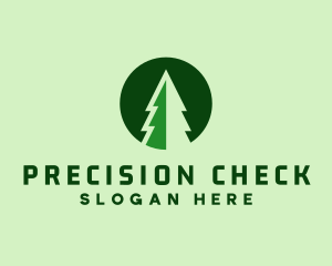 Pine Forest Nature  logo design