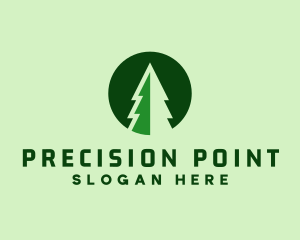 Pine Forest Nature  logo design