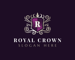 Royal Decorative Shield logo design