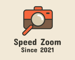 Zoom - Camera Magnifying Lens logo design