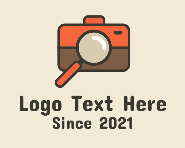 Production - Camera Magnifying Lens logo design