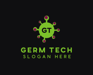 Germ - Covid Disease Virus logo design