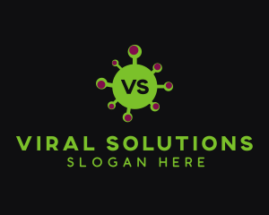 Virus - Covid Disease Virus logo design