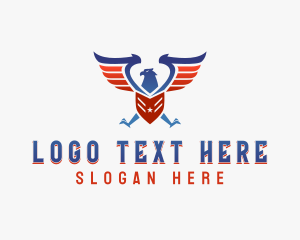 Veteran - Veteran Eagle Shield logo design