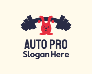 Bunny Fitness Weightlifting Logo