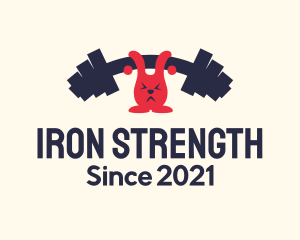 Weightlifting - Bunny Fitness Weightlifting logo design