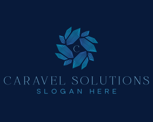 Crystal Swirl Startup logo design