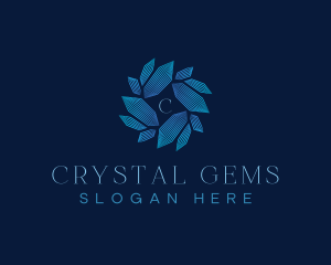 Crystal Swirl Startup logo design