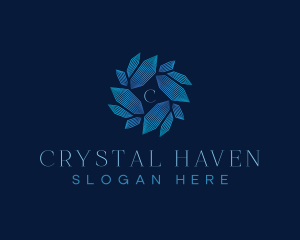 Crystal Swirl Startup logo design