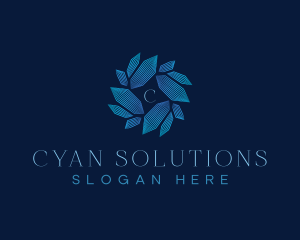 Crystal Swirl Startup logo design