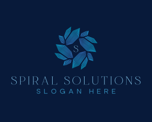 Crystal Swirl Startup logo design