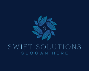 Crystal Swirl Startup logo design