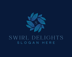 Crystal Swirl Startup logo design