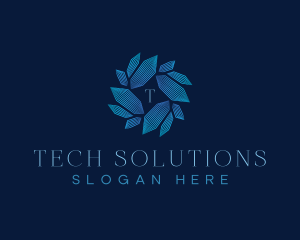 Solutions - Crystal Swirl Startup logo design