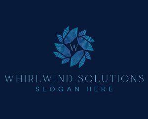 Crystal Swirl Startup logo design