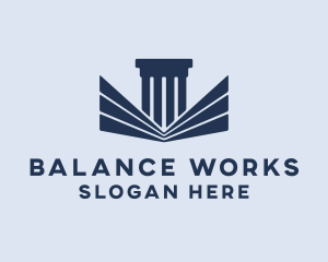 Account - Column Building Structure logo design