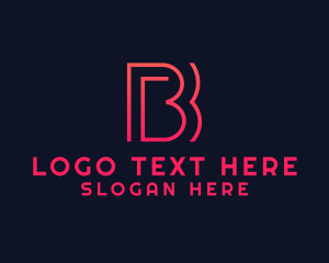 Lettermark - Professional Startup Letter B logo design