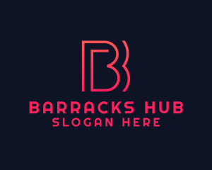 Professional Startup Letter B logo design