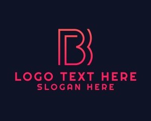 Professional Startup Letter B logo design