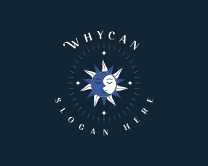 Mystical Moon Sun Logo